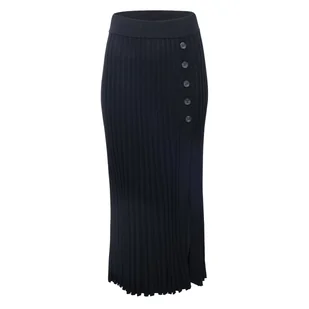 Damska Spódnica GUESS SHOPIE PLEATED SKIRT SWTR W4RD99Z3D60-JBLK – Czarny - Spódnice - miniaturka - grafika 1