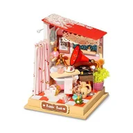 Modele do sklejania - Składany Drewniany Model Mała Łazienka - Robotime Technology - miniaturka - grafika 1