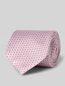 Krawaty i muchy męskie - Krawat jedwabny ze wzorem na całej powierzchni (7,5 cm) - miniaturka - grafika 1