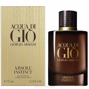 Giorgio Armani Giorgio Giorgio Acqua Di Gio Absolu Instinct Woda Perfumowana 75ml - Wody i perfumy męskie - miniaturka - grafika 1