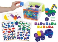 Zabawki konstrukcyjne - Morphun Klocki konstrukcyjne Morphun 12 Pojazdów 140 el. MO-0041BX - miniaturka - grafika 1