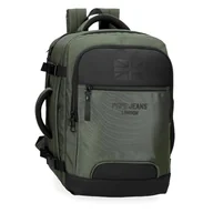 Torby na laptopy - Pepe Jeans Bromley Plecak kabinowy na laptopa 15,6 cala Czarny 25 x 40 x 17 cm Poliester 17L by Joumma Bags, Czarny (Black), Talla única, Plecak kabinowy na laptopa - miniaturka - grafika 1