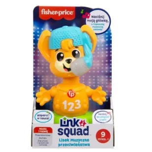 Fisher Price Link Squad Lisek Muzyczne przeciwień. - Zabawki interaktywne dla dzieci - miniaturka - grafika 1