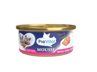Mokra karma dla kotów - Mus dla kociąt z cielęciną PreVital mini puszka 85 g - miniaturka - grafika 1