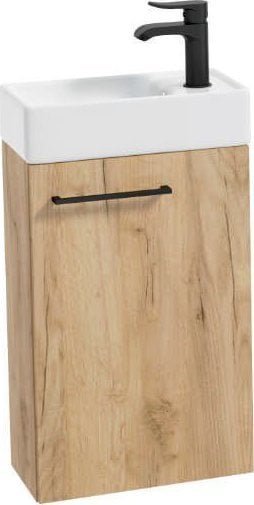 207-D-04004+1406 KOMPLET GAMA SMARTY 1D DĄB CRAFT ZŁOTY 39X60X21 SZAFKA+UMYWALKA // DEF.207-D-04004+1406