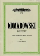 Książki o kulturze i sztuce - Koncert A-Dur 2 na skrzypce i fortepian - miniaturka - grafika 1