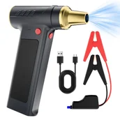 Urządzenia Rozruchowe - Jump startery - HDeye Booster Jump Starter Rozrusznik samochodowy + super mocny wentylator turbo Bezszczotkowy silnik dmuchawy 130000 obr - miniaturka - grafika 1