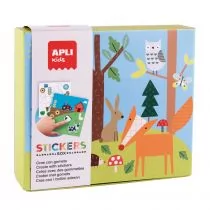 Kids Apli Apli Zestaw z Naklejkami Apli Las - Zabawki interaktywne dla dzieci - miniaturka - grafika 1
