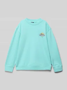 Bluza z nadrukiem z logo i okrągłym dekoltem - Swetry dla chłopców - miniaturka - grafika 1