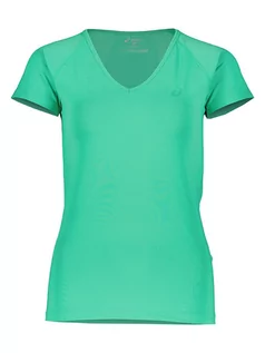 Koszulki sportowe damskie - Asics Koszulka funkcyjna w kolorze zielonym - grafika 1