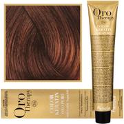 Farby do włosów i szampony koloryzujące - Fanola Tinte Oro Therapy 24 K Keratin Color 6.34 rubio Oscuro Dorado cobrizo 100 ML Crema colorante stałe para el cabello Sin amon iaco | enriq uecido con Keratina, aceite de argán, Oro Puro MICROA c 8032947861736 - miniaturka - grafika 1