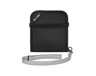 Portfele - Portfel męski mały RFID Pacsafe V100 - czarny - miniaturka - grafika 1