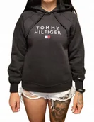 Bluzy damskie - Damska Bluza Tommy Hilfiger Stacked Hoody r. XS - miniaturka - grafika 1