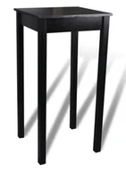 Ławy i stoliki kawowe - Nowoczesny, czarny stolik barowy F5-C86 - miniaturka - grafika 1