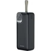 Powerbanki - Powerbank HAWK HW-PB30000 30000 mAh 22.5W Czarny - miniaturka - grafika 1