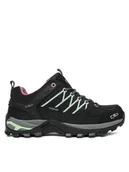 Buty trekkingowe damskie - CMP Trekkingi Rigel Low Wp 3Q13246 Czarny - miniaturka - grafika 1