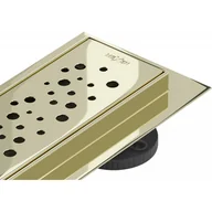 Odpływy liniowe - Mexen Flat M12 odpływ liniowy 60 cm, złoty - 1521060-15 - miniaturka - grafika 1
