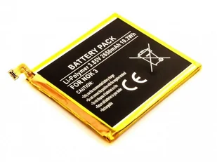 Bateria pasuje do Nokia 3, Li-Polymer, 3,85V, 2650mAh, 10,2Wh, wbudowana, bez narzędzi - Baterie do telefonów Bateria pasuje do Nokia 3, Li-Polymer, 3,85V, 2650mAh, 10,2Wh, wbudowana, bez narzędzi - Baterie do telefonów - miniaturka - grafika 1