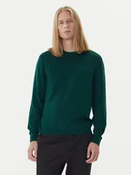 Swetry męskie - Calvin Klein Sweter LV04LB305G Zielony Regular Fit - miniaturka - grafika 1