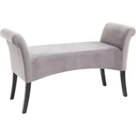 Ławki do przedpokoju - Ławka Motley Velvet Silvergrey - miniaturka - grafika 1