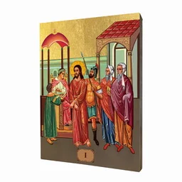 Ręcznie złocona Droga Krzyżowa - splendor i wyjątkowość - Ikony i obrazy sakralne Ręcznie złocona Droga Krzyżowa - splendor i wyjątkowość - Ikony i obrazy sakralne - miniaturka - grafika 1