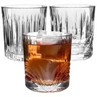 Szklanki - Szklanka szklanki do whisky drinków napojów zestaw komplet szklanek 330 ml 3 sztuki kod: O-139123 - miniaturka - grafika 1