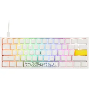 Ducky ONE 2 Pro Mini White Edition Klawiatura Gamingowa RGB LED - Gateron Yellow (US) - Klawiatury - miniaturka - grafika 1