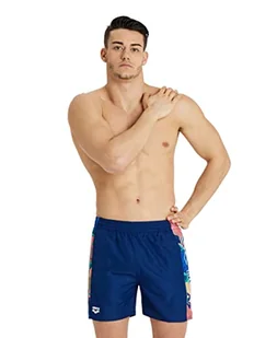 ARENA Men's Beach Boxer Allover szorty plażowe męskie (Paczka 1) - Spodenki damskie - miniaturka - grafika 1