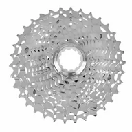 Kasety rowerowe - SHIMANO Kaseta Deore XT CS-M771 srebrny / Ilość biegów: 10 / Stopniowanie: 11-32 ICSM77110132 - miniaturka - grafika 1