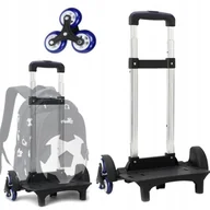 Plecaki szkolne i tornistry - WÓZEK STELAŻ DO PLECAKA NA KÓŁKACH KAUCZUK 6 KÓŁ [DG-PL-CZN-K12] - miniaturka - grafika 1