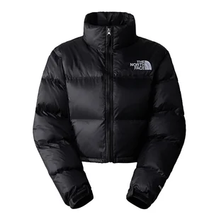 Kurtka The North Face Nuptse Short Jacket 0A5GGEKX71 - czarna - Kurtki i kamizelki sportowe damskie - miniaturka - grafika 1