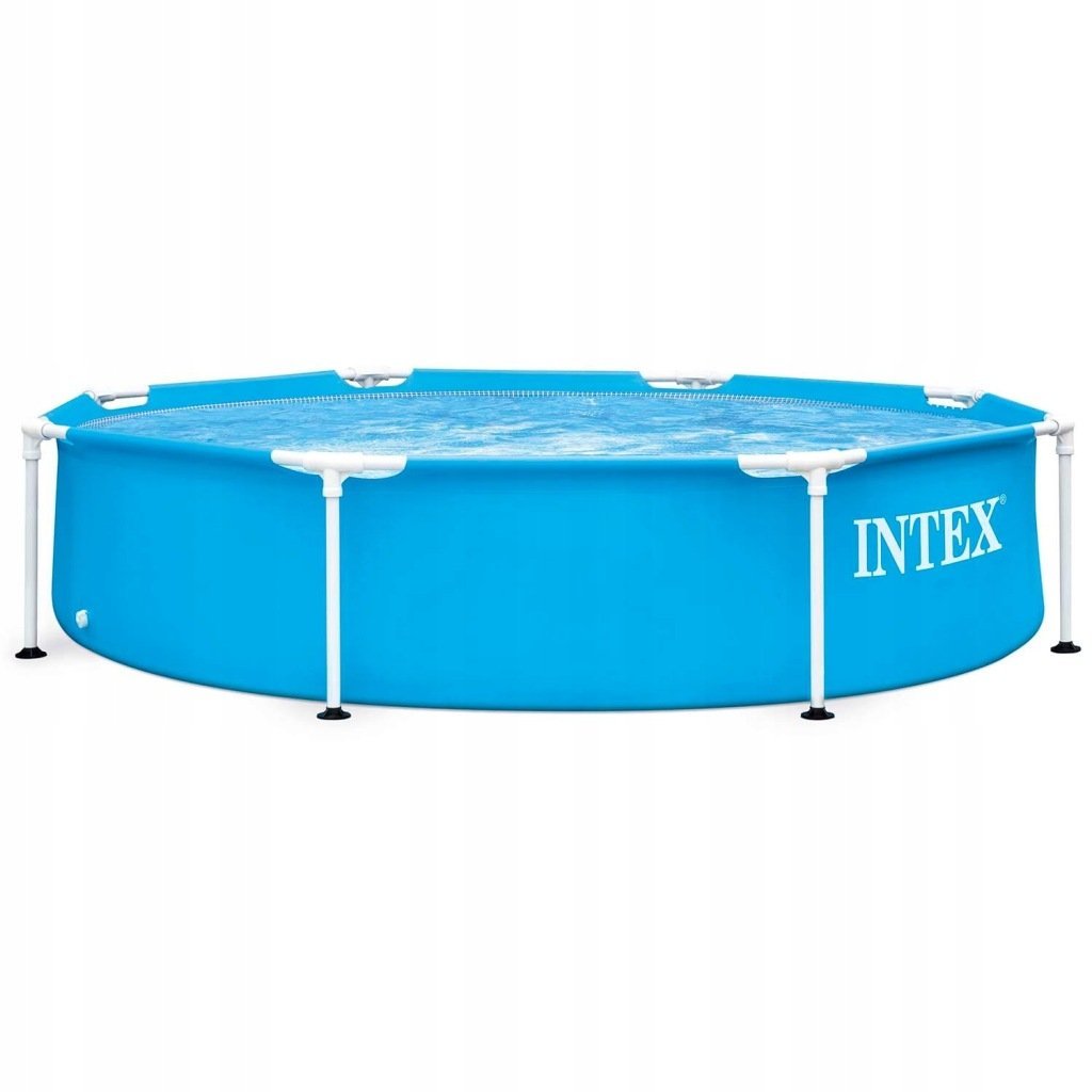 Intex BASEN OGRODOWY STELAŻOWY DUŻY RODZINNY 244X51CM  NIEBIESKI