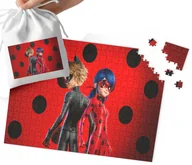 Puzzle - PUZZLE - BIEDRONKA WZORY Z BAJEK I GIER PREZENT DLA DZIECI 110EL + WORECZEK - miniaturka - grafika 1