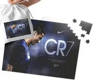Puzzle - PUZZLE - Cristiano Ronaldo WZORY DLA MAŁEGO PIŁKARZA 110EL + WORECZEK - miniaturka - grafika 1
