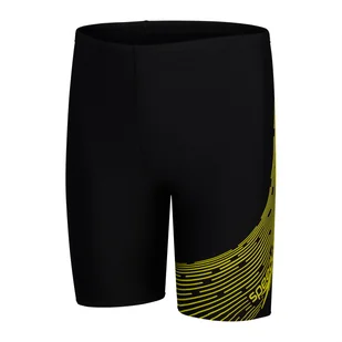Dziecięce Bokserki kąpielowe SPEEDO MEDLEY LOGO JAMMER JM 8-1241116895 – Czarny - Kąpielówki męskie - miniaturka - grafika 1