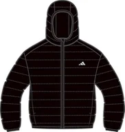 Kurtki i płaszcze dla chłopców - adidas Uniseks - dzieci ESSENTIALS LIGHT PADDED JACKET, black/REFLECTIVE SILVER, 6-7 Years - miniaturka - grafika 1
