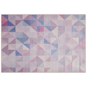 Dywany - Beliani Dywan niebiesko-szary 160 x 230 cm krótkowłosy KARTEPE - miniaturka - grafika 1