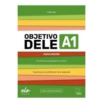 Objetivo DELE A1 Nueva Edicion 2024 + online - Książki do nauki języka hiszpańskiego - miniaturka - grafika 1