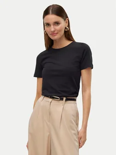 Vero Moda T-Shirt Lulu 10323755 Czarny Regular Fit - Koszulki i topy damskie - miniaturka - grafika 1