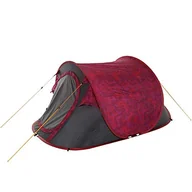 Namioty - Regatta Malawi 2-osobowy namiot festiwalowy z nadrukiem pop up - tropikalny nadruk czerwony - miniaturka - grafika 1