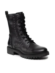 Geox Trapery D Hoara B D16FTB 00046 C9999 Czarny - Botki damskie - miniaturka - grafika 1