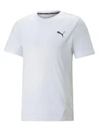 Koszulki sportowe męskie - Puma Koszulka sportowa "Train all day" w kolorze białym - miniaturka - grafika 1