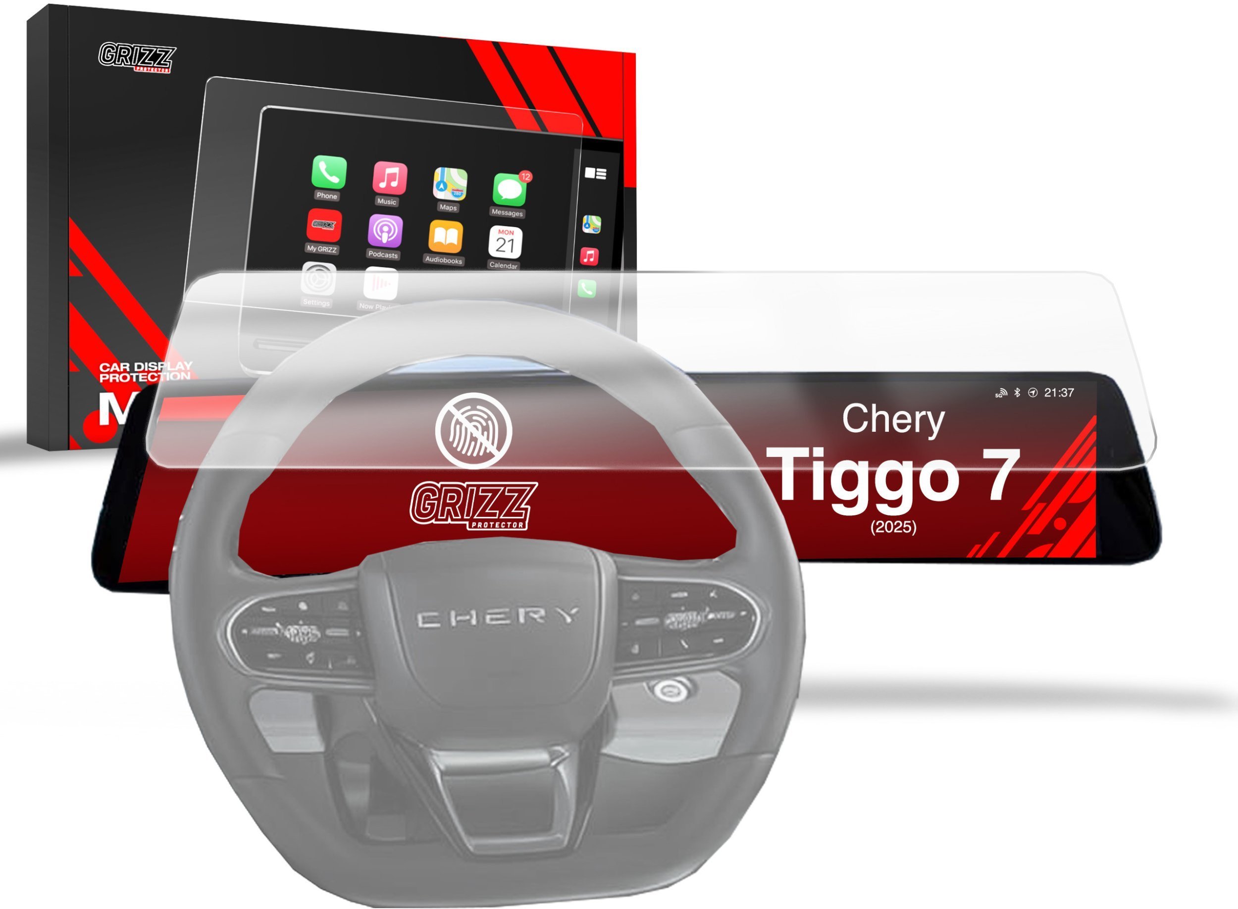 GrizzGlass CarDisplay Protection do Chery Tiggo 7 24,6