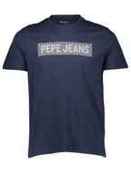 Koszulki męskie - Pepe Jeans Koszulka w kolorze granatowym - miniaturka - grafika 1