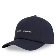 Czapki męskie - Czapka z daszkiem Tommy Hilfiger Th Foundation Soft 6 Panel Cap AM0AM13162 Granatowy - miniaturka - grafika 1