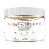 Witaminy i minerały - PROGRESS LABS PROGRESS LABS Glukozamina Chondroityna Msm Witamina C 250g - miniaturka - grafika 1