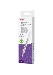 ThermoMax Mercury Free Dr.Max, termometr lekarski szklany, 1 sztuka - Termometry - miniaturka - grafika 1