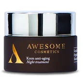 Kremy do twarzy - Awesome Cosmetics Krem anti-aging na noc Night treatment 50ml - miniaturka - grafika 1