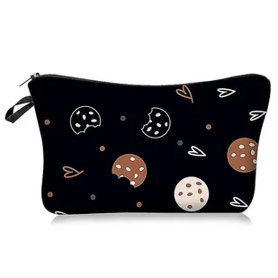 Wodoodporna mała torba podróżna w kształcie pączka, organizer na kosmetyki, śliczna kosmetyczka, przenośna kosmetyczka z zamkiem błyskawicznym, torb.. - Kosmetyczki, organizery i kuferki - miniaturka - grafika 1