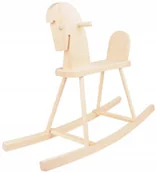 Zabawki na biegunach - Koń na biegunach naturalny - miniaturka - grafika 1